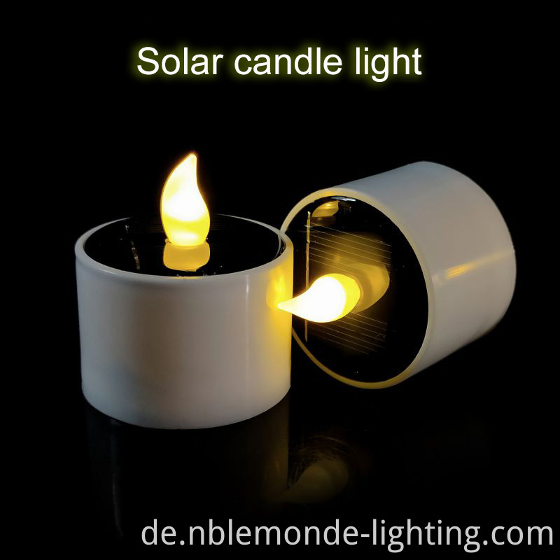 Sustainable Solar Flameless Candles